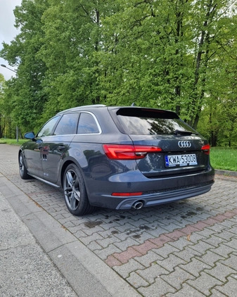 Audi A4 cena 73900 przebieg: 210000, rok produkcji 2016 z Kęty małe 67